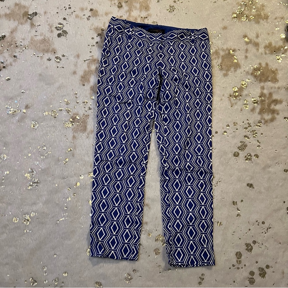 The Limited Collection Drew Fit Ankle Casual Pants Women's Sz 2 Geometric Print